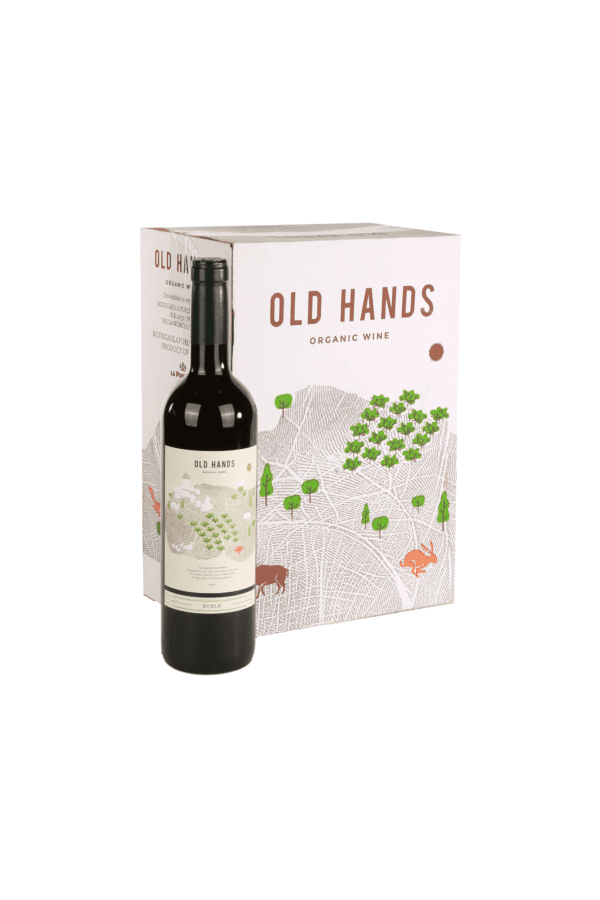 Old Hands Rode Wijn Doos